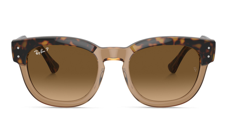 Shop Ray-Ban Mega Hawkeye Unisex Square Sunglasses in Brown online.