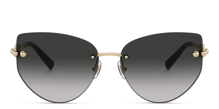 تسوق نظارات شمسية بترفلاي تيفاني أند كو بلون ذهبي أونلاين.