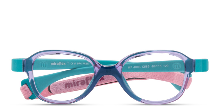 Shop Mira Flex Flexible & Safe Kids Irregular Eyeglasses in Clear online.