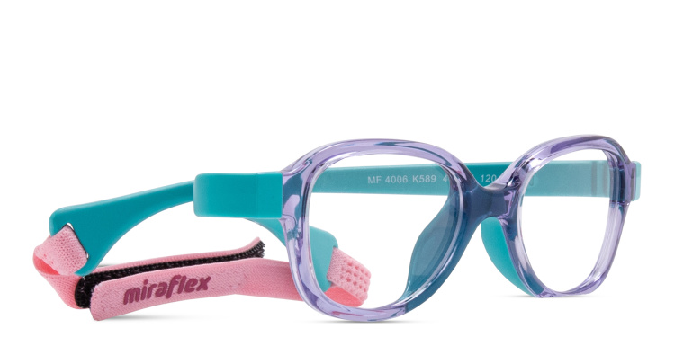 Shop Mira Flex Flexible & Safe Kids Irregular Eyeglasses in Clear online.