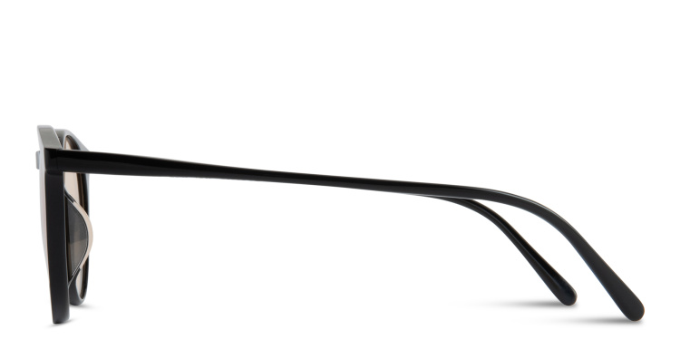 Shop OLIVER PEOPLES Unisex Round Eyeglasses in Black online.
