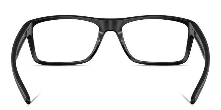 Shop Oakley Rafter Rectangle Eyeglasses in Black online.