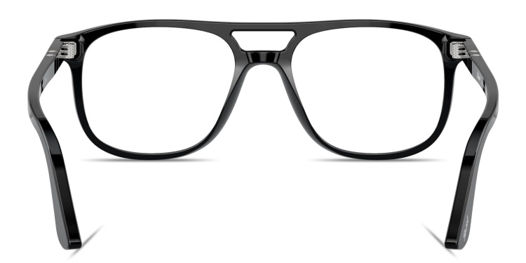 تسوق نظارات طبية غريتا طراز أفياتور للجنسين بيرسول بلون أسود أونلاين.