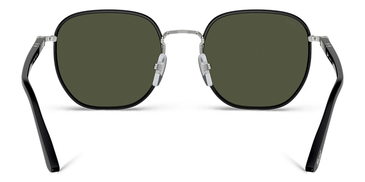 Shop PERSOL Unisex Irregular Sunglasses in Black online.
