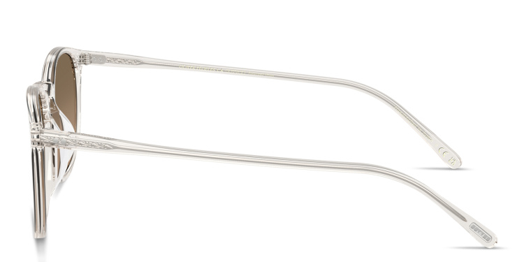 Shop OLIVER PEOPLES Finley 1993 Sun Unisex Pilot Sunglasses in Clear online.