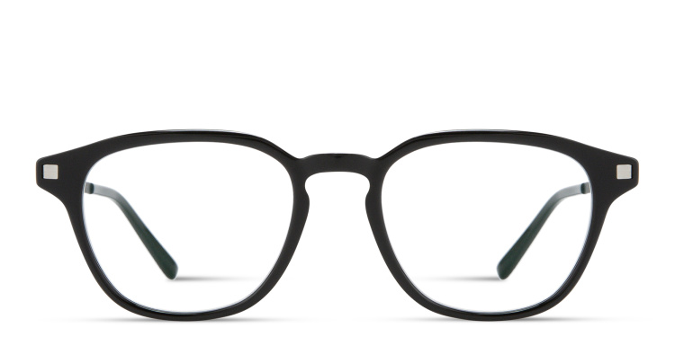 Shop MYKITA Pana Unisex Square Eyeglasses in Black online.