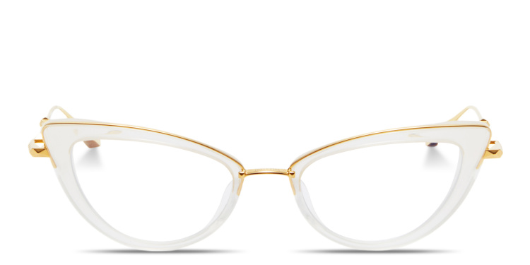 Shop VALENTINO V - Daydream Cat-Eye Eyeglasses in Clear online.