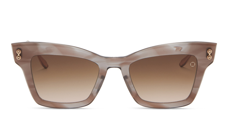 Shop AKONI Innes Cat-Eye Sunglasses in Pink online.