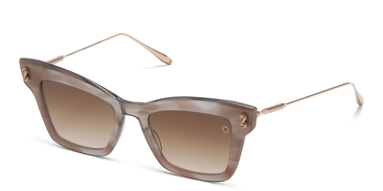 Shop AKONI Innes Cat-Eye Sunglasses in Pink online.