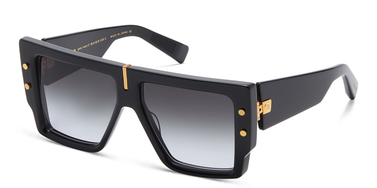 تسوق نظارات شمسية بي غراند بإطار مربّع كبير للجنسين بالمان بلون أسود أونلاين.