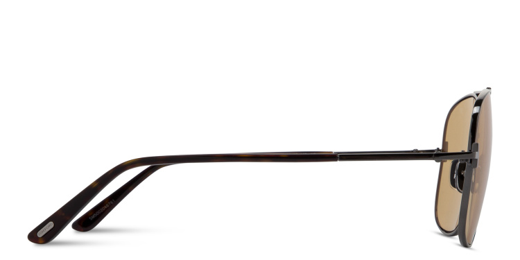 Shop TOM FORD Tex Aviator Sunglasses in Gunmetal online.
