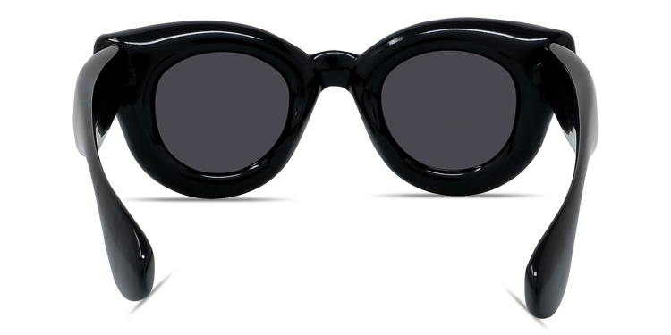 Shop LOEWE Signature Black Pantos Sunglasses in Black online.