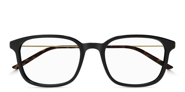 Shop GUCCI Superlight Square Eyeglasses in Black online.