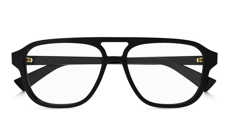 تسوق نظارات طبية واسعة طراز أفياتور بالشعار المثلّث بوتيغا فينيتا بلون أسود أونلاين.