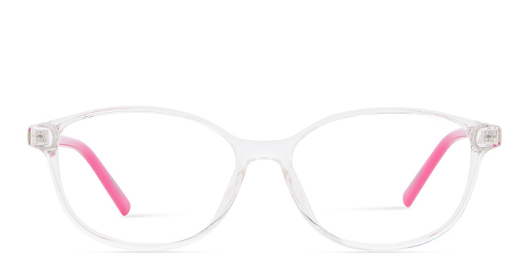 Shop EYE'M Kids Oval Eyeglasses in Clear online.