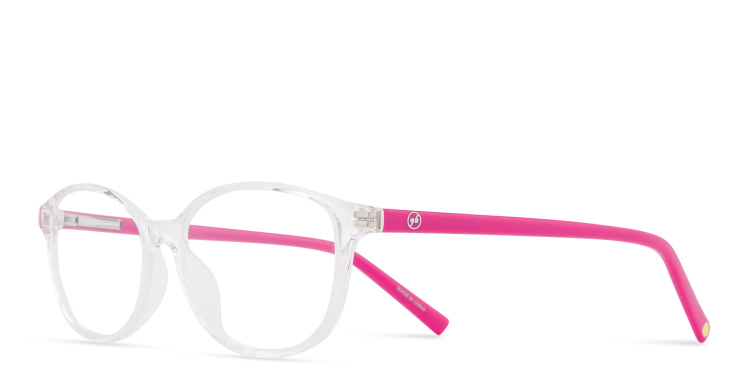 Shop EYE'M Kids Oval Eyeglasses in Clear online.
