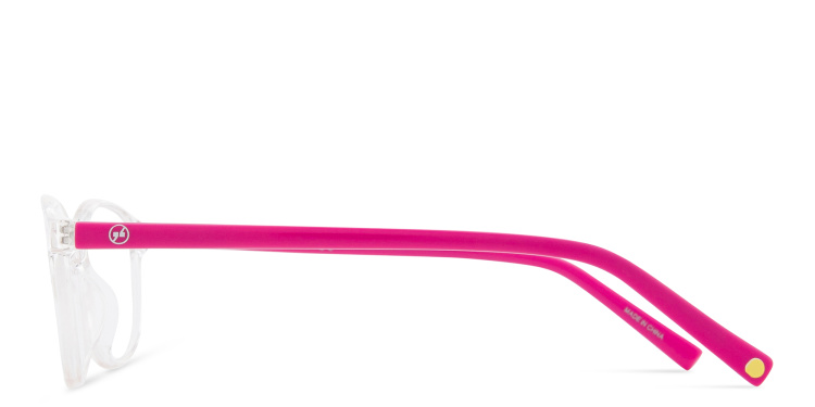 Shop EYE'M Kids Oval Eyeglasses in Clear online.