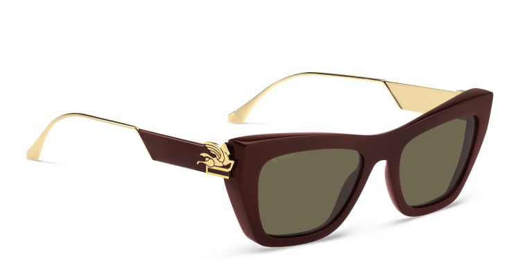 تسوق نظارات شمسية بولد بيغاسو طراز كات آي إيترو بلون خمري أونلاين.