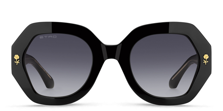 تسوق نظارات شمسية إيترومانيا بإطار بترفلاي كبير إيترو بلون أسود أونلاين.
