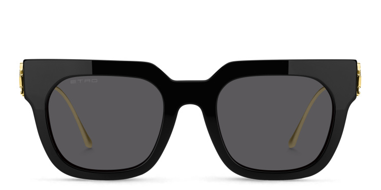 تسوق نظارات شمسية بولد بيغاسو بإطار مستطيل إيترو بلون أسود أونلاين.