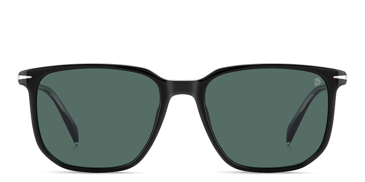 تسوق نظارات شمسية تايمليس آيكونز بإطار مربّع ديفيد بيكهام بلون أسود أونلاين.