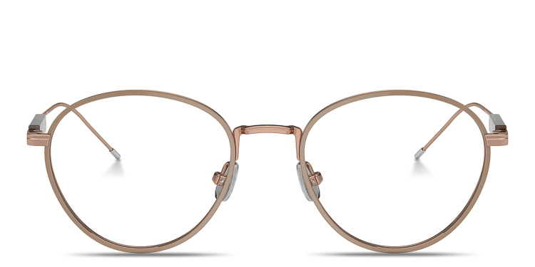 تسوق نظارات طبية سارتوريال صن سيت بإطار دائري للجنسين برونيلو كوتشينيلي بلون ذهبي أونلاين.