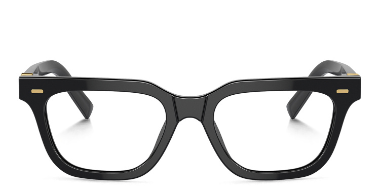 تسوق نظارات طبية مستطيلة بشعار العلامة العمودي ميو ميو بلون أسود أونلاين.