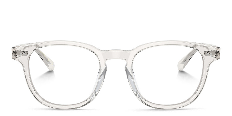 Shop OLIVER PEOPLES Kisho Unisex Pillow Eyeglasses in Clear online.