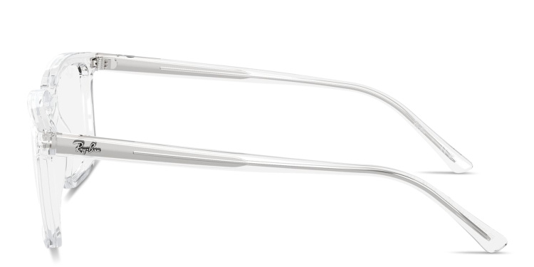 تسوق نظارات طبية ألان أوبتيكس بإطار مستطيل للجنسين راي بان بلون شفاف أونلاين.