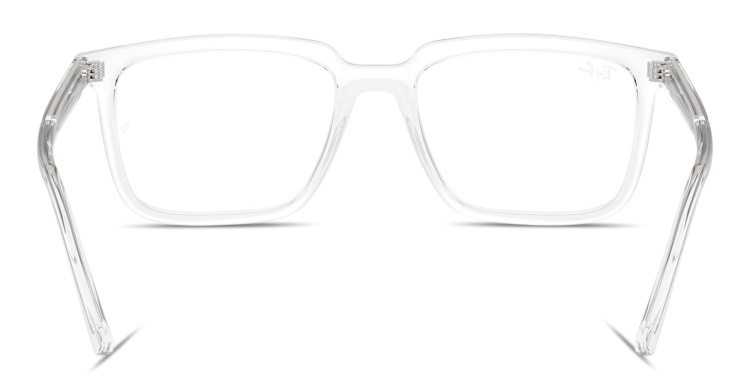 تسوق نظارات طبية ألان أوبتيكس بإطار مستطيل للجنسين راي بان بلون شفاف أونلاين.