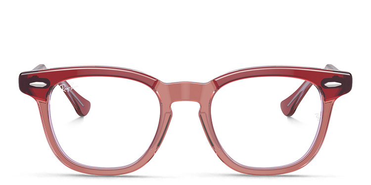 تسوق نظارات طبية أوبتيكس بإطار مربّع للأطفال راي بان جونيور بلون أحمر أونلاين.