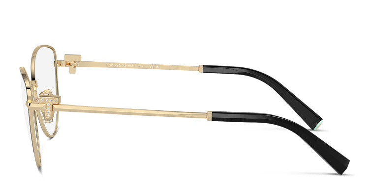 Shop TIFFANY T Motif Cat-Eye Eyeglasses in Black online.