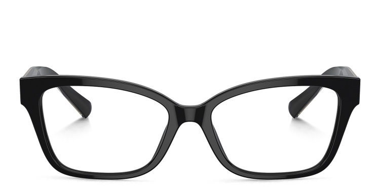 Shop TIFFANY T True Butterfly Eyeglasses in Black online.