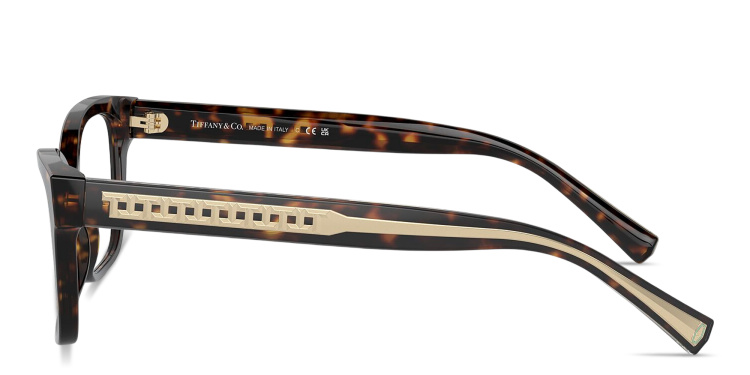 Shop TIFFANY T True Cat-Eye Eyeglasses in Havana online.