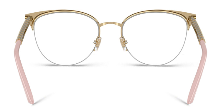 تسوق نظارات طبية غريكا طراز كات آي بإطار نصفي فيرزاتشي بلون زهري أونلاين.