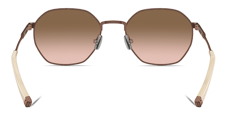 تسوق نظارات شمسية إنتارسيا رايز بإطار غير منتظم للجنسين برونيلو كوتشينيلي بلون بني أونلاين.