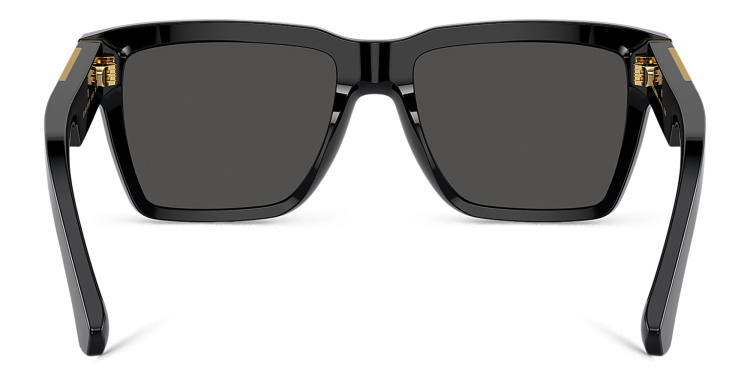 Shop Dolce & Gabbana Logo Square Sunglasses in Black online.