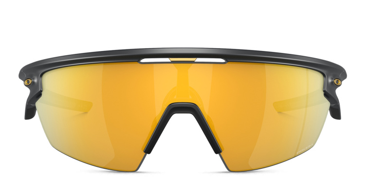 تسوق نظارات شمسية سفاييرا بإطار نصفي على شكل قناع للجنسين اوكلي بلون أسود أونلاين.