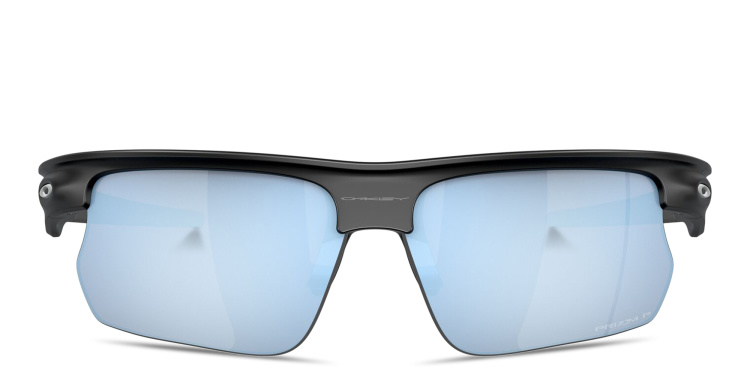 تسوق نظارات شمسية بيسفاييرا بإطار نصفي مستطيل واسع للجنسين اوكلي بلون أسود أونلاين.