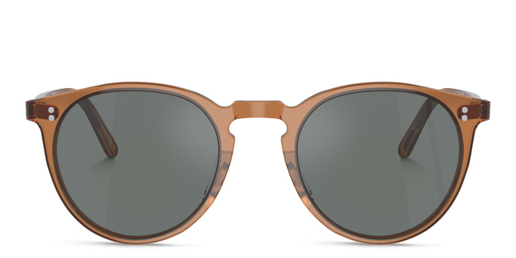 تسوق نظارات شمسية أو مالي صان بإطار بانتوس أوليفر بيبلز بلون بني أونلاين.