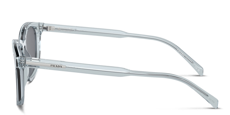 تسوق نظارات شمسية طراز بيلو بشعار العلامة برادا بلون أزرق أونلاين.