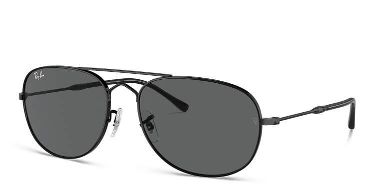 Shop Ray-Ban Bain Bridge Unisex Pilot Sunglasses in Black online.