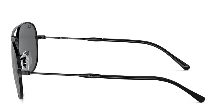 Shop Ray-Ban Bain Bridge Unisex Pilot Sunglasses in Black online.