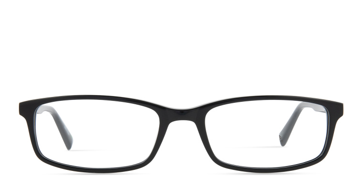 Shop EYE'M Rectangle Eyeglasses in Black online.