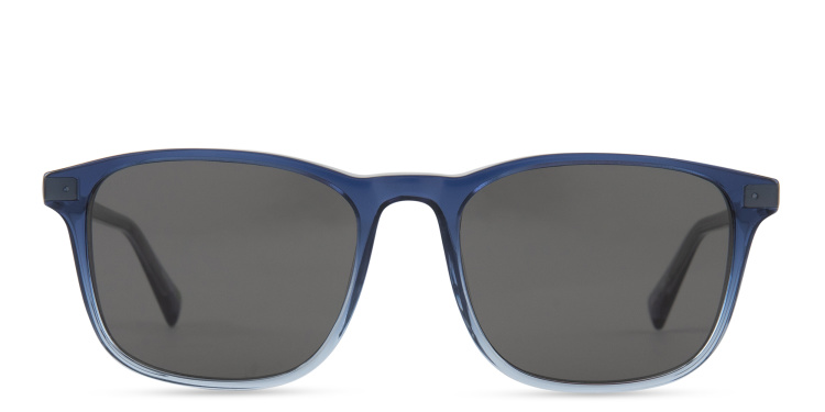 تسوق نظارات شمسية مربّعة EYE'M بلون أزرق أونلاين.
