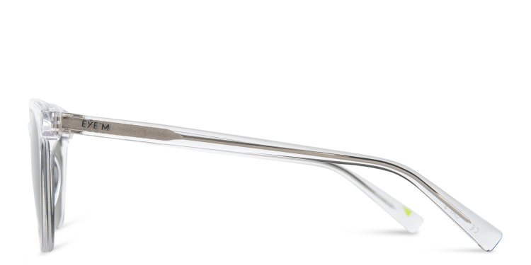 تسوق نظارات شمسية دائرية EYE'M بلون شفاف أونلاين.