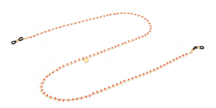 تسوق سلسلة نظارات شارلوت لوتيس بلون أحمر أونلاين.