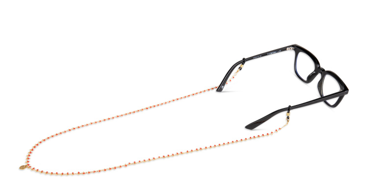 تسوق سلسلة نظارات شارلوت لوتيس بلون أحمر أونلاين.