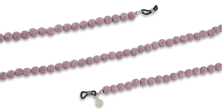 تسوق سلسلة نظارات بأحجار اللافا للجنسين ذا ريتشي ديستريكت بلون أرجواني أونلاين.