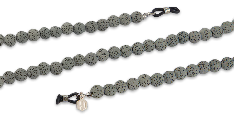 تسوق سلسلة نظارات بأحجار اللافا للجنسين ذا ريتشي ديستريكت بلون رمادي أونلاين.